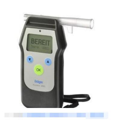 Professional  Breath Alcohol Tester with 3 digital LCD display & blue backlight & 5pcs Mouthpiece