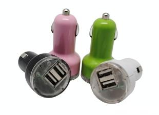 Mini USB Car DC Charger For Apple ipod iphone MP3 pink