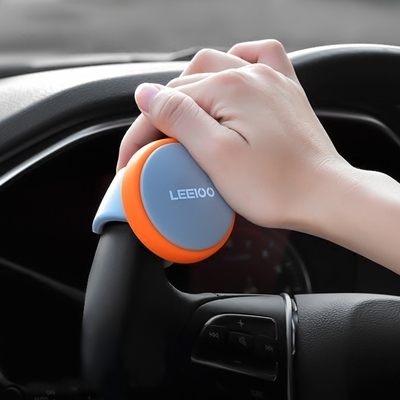 Blue Ball Shaped Car Power Handle Steering Wheel Suicide Spinner Aid Knob