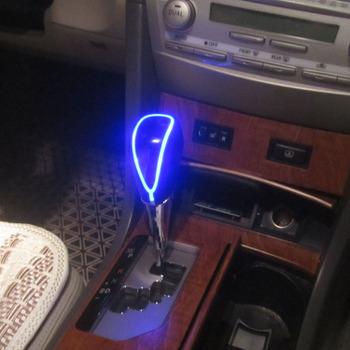  Automatic Car Black Faux Leather Touch Activated Ultra LED Light Shift Knob--Colourful