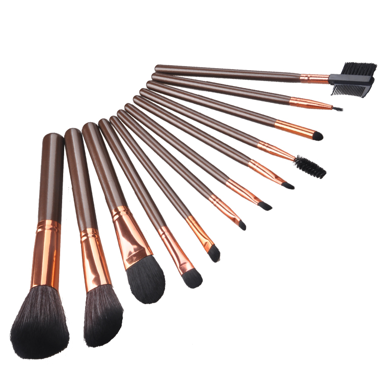 24pcs Professional Cosmetic Makeup Brush Set with Green  plaid brushes pack GOAT  HAIR