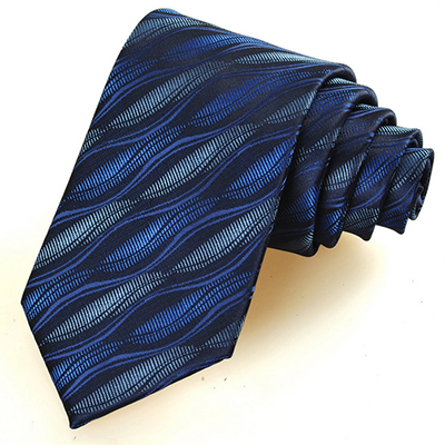 New Blue Diamond Pattern Men's Tie Suit Necktie Wedding Party Holiday Gift KT0089