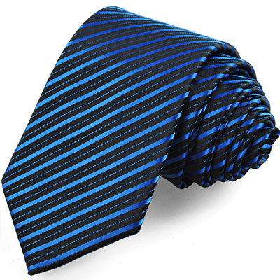 New Solid Navy Dark Blue Checked JACQUARD WOVEN Men's Tie Necktie