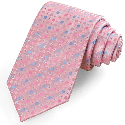 New Striped Pink Black JACQUARD Men Tie Necktie Wedding Party Holiday Gift #1054