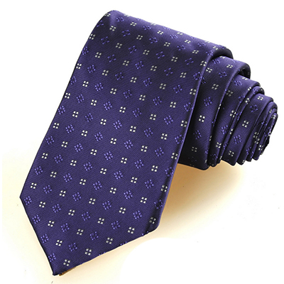 Checked Pattern Blue Golden Mens Tie Formal Necktie Wedding Holiday Gift KT1040