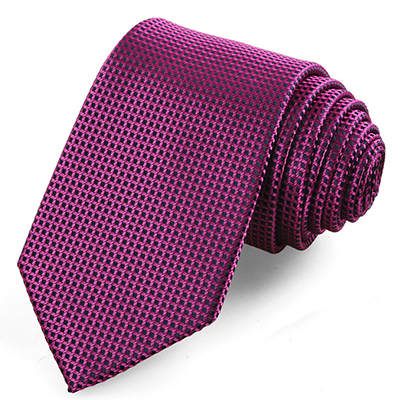 New Purple White Crossed Classic Woven Man Tie Necktie Holiday Gift #3004