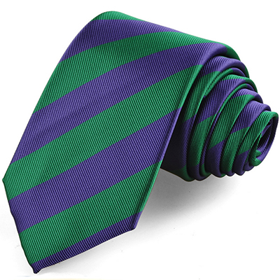 New Striped Brown JACQUARD WOVEN Men's Tie Necktie