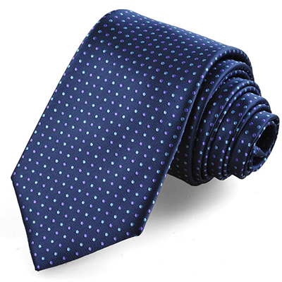 Purple Flora Pattern Striped Men's Tie Necktie Formal Wedding Holiday Gift KT0036