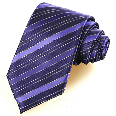 New Striped Blue Black JACQUARD Mens Tie Necktie Wedding Party Holiday Gift#0013