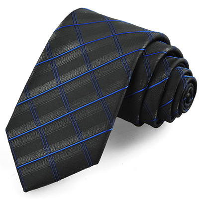New Striped Purple JACQUARD WOVEN Men's Tie Necktie