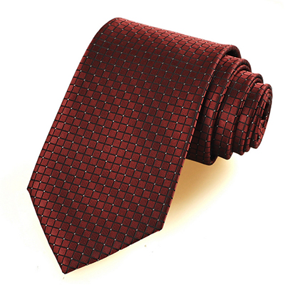 New Striped Red JACQUARD Mens Tie Necktie Wedding Party Holiday Groom Gift #0006