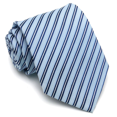 New Gray Crossed JACQUARD WOVEN Men's Tie Necktie