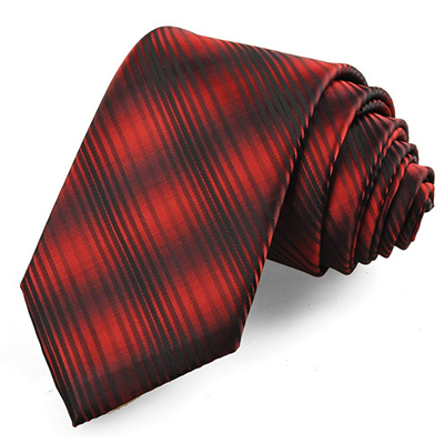 Classic Striped Black Men Tie Formal Necktie Wedding Funeral Evening Gift #0025