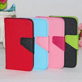Embossed kickstand cellphone pouches