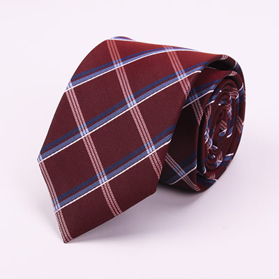 New Squared Checked avy JACQUARD Men's Tie Necktie Wedding Holiday Gift #0027