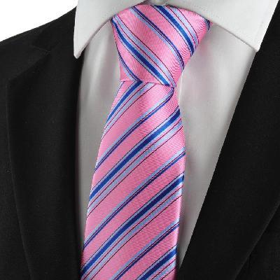 New Striped Purple Pink Mens Tie Suit Necktie Party Wedding Holiday Gift KT1002