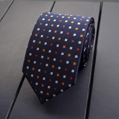 New Striped Orange Grey Mens Tie Suit Necktie Party Wedding Holiday Gift KT1068