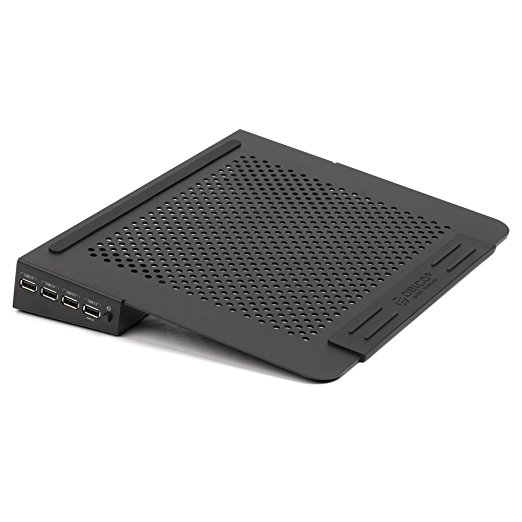 ORICO NCA-1511-BK Aluminum Free Fan Laptop Cooling Pad with two Freely Place or Remove Fans (Black)