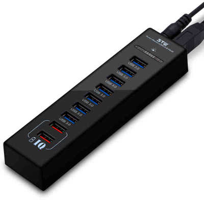 ORICO H9978-U3 Super speed USB 3.0 7 ports hub with 12V 3A adapter