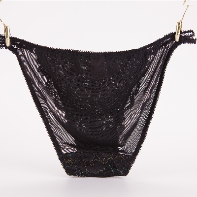 Sexy Sheer Panties Ladies Tulle Lingerie T-back G-string
