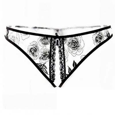 Sexy Panties Butterfly Hollow Embroidery Ribbon Ladies Lingerie Underwear G-string