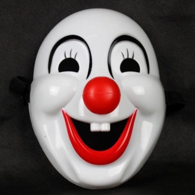 Buffoon Mask Smiling Face Halloween Masquerade Party Funny Toy