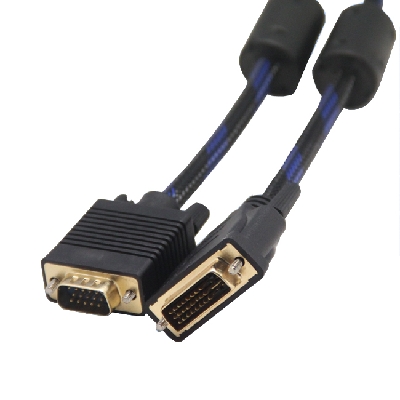 New 1.8M 6ft DVI to VGA Cable Converter Adaptor TV PC