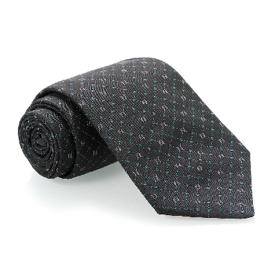 New Checked Purple Black JACQUARD WOVEN Men's Tie Necktie #3010
