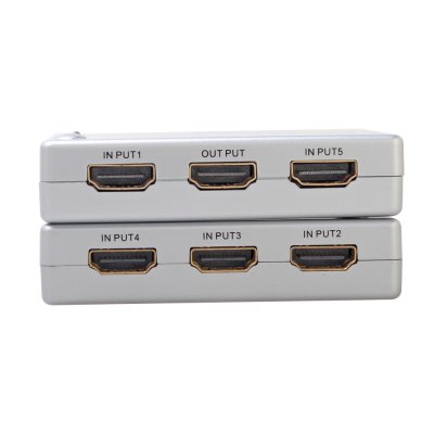 HDMI Switcher four cut an HDMI 5 * 1 HDMI five into a 1.3V (Molded version)