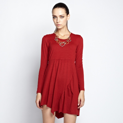 summer dress red European high quality clothing