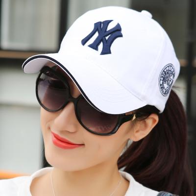 Ms. spring and summer baseball cap embroidered butterfly Korean tidal outdoor sun visor cap visor hip hop