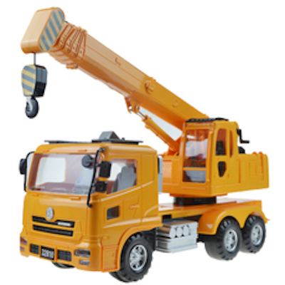 Drive-by-wire 8 through seven lights with music flash crawler crane truck crane model