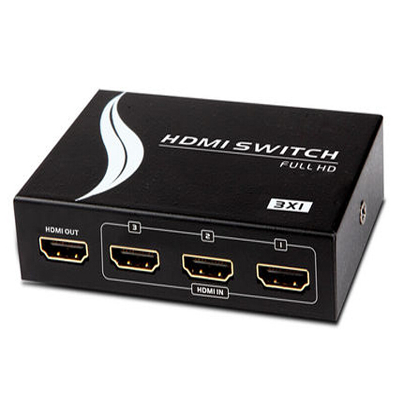 HDMI switcher HDMIswitcher HDMI five into a support 1080 p 3 d automatic adjustment
