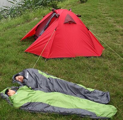 Yi is the outdoor camping portable lightweight double couple seasons tent