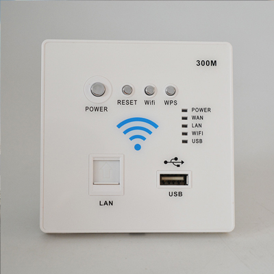 Wireless AP wall type multifunctional router