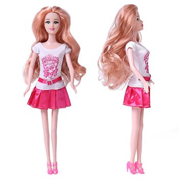 2019 New Product 11.5 inch Plastic Fashion American Girl Doll with Bathroom series