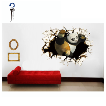 Custom 3d pe foam wall sticker 3d removable wall sticker diy wall decals for living room bedroom